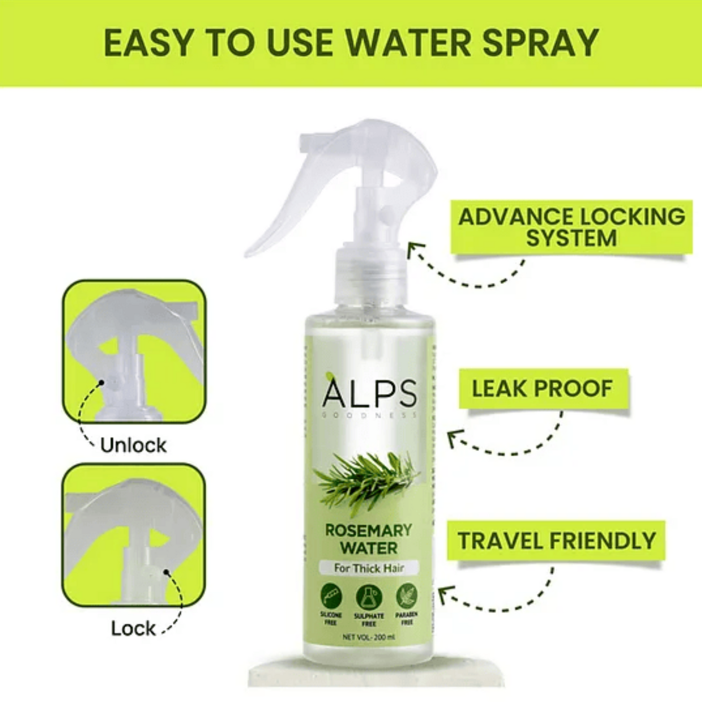 Alps™ Rosemary Reign  Herbal Regrowth Spray