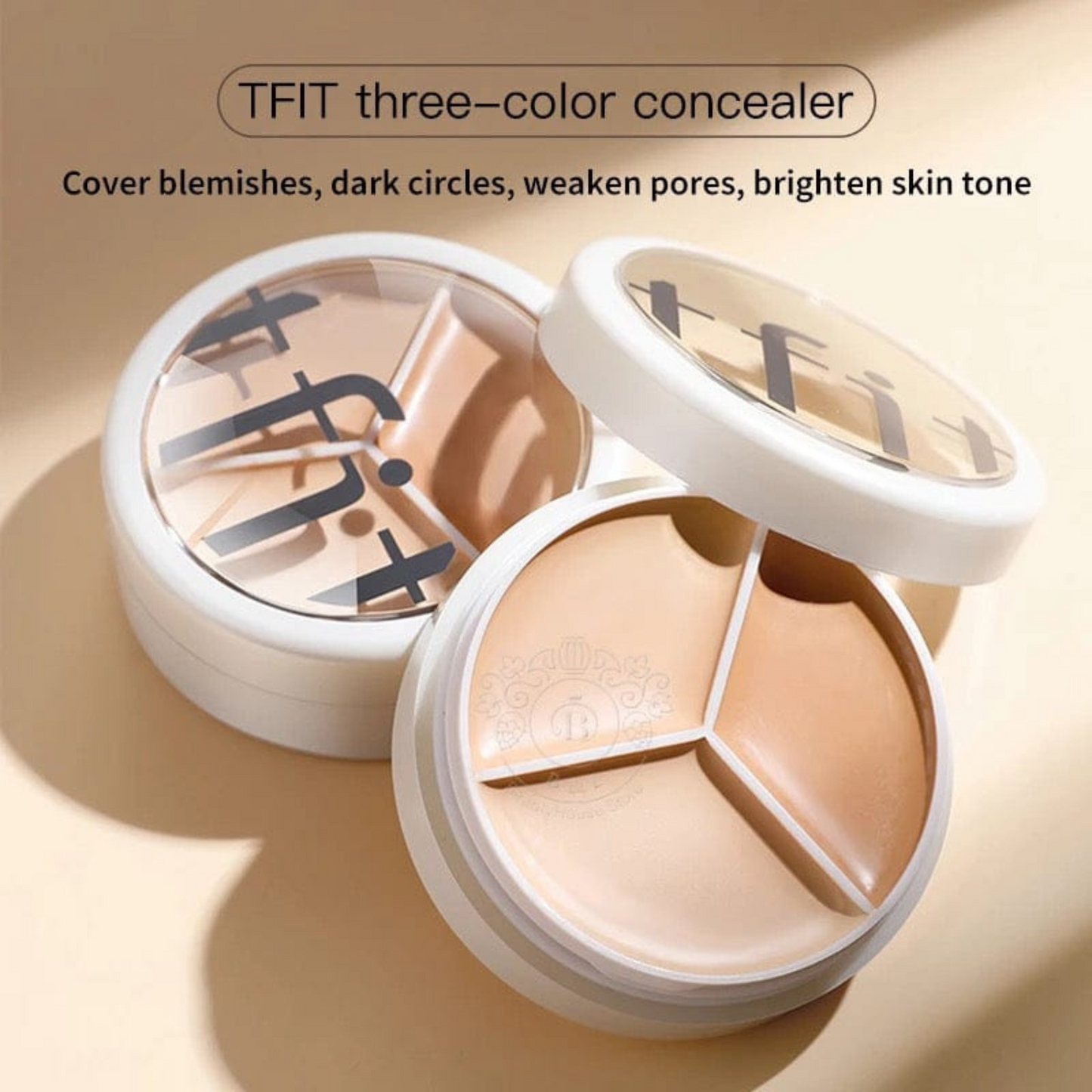 Nove Kart™ Triple Tone 3-in-1 Concealer Palette