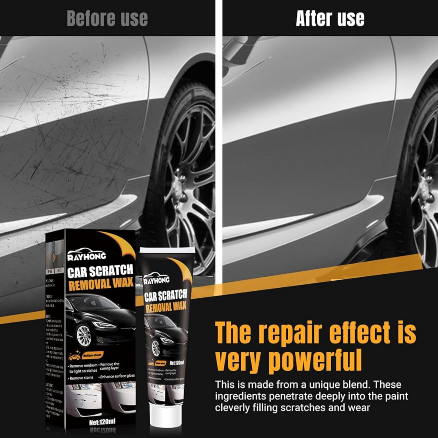 CAR SCRATCH REMOVAL WAX    ( BUY 1 GET 1 FREE)