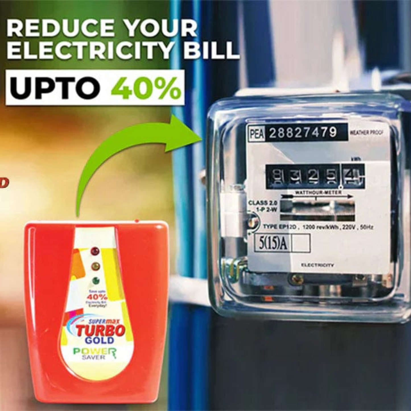 TURBO ELECTRICITY SAVING DEVICE (SAVE UPTO 40% ELECTRICITY)