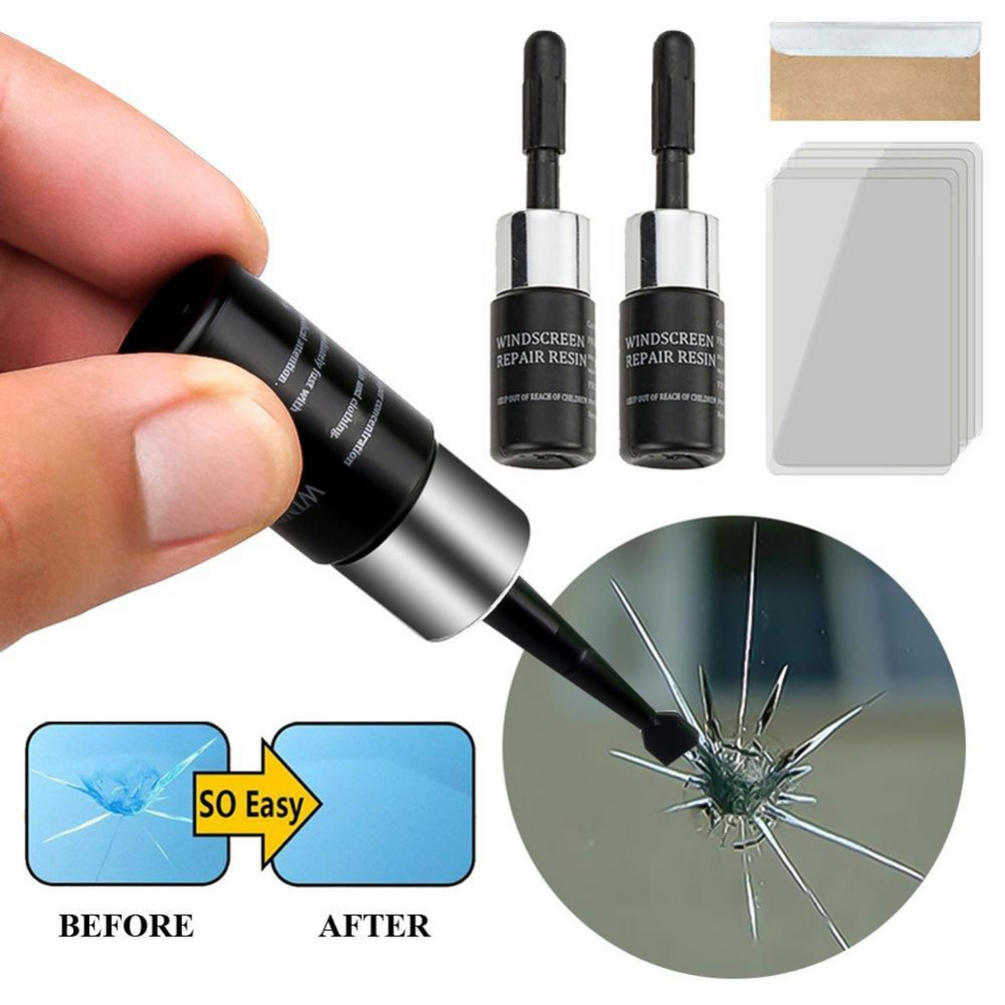 Glass Repair Kit (Buy 1 Get 1 Free)