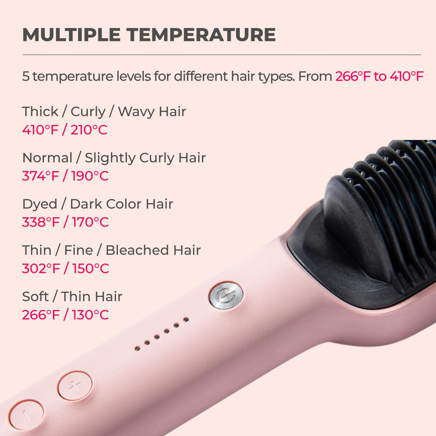 ProStyle™️ Electric Hair Straightening Comb