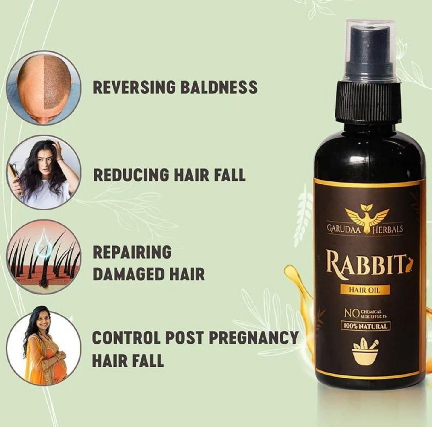 Rabbit™ Herbal Hair Oil (BUY1GET1) FREE