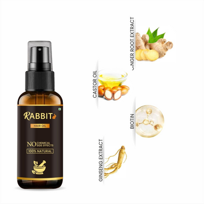 Rabbit™ Herbal Hair Oil (BUY1GET1) FREE