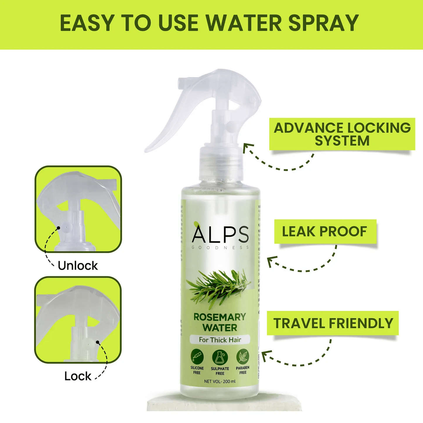 Alps™ Rosemary Reign  Herbal Regrowth Spray