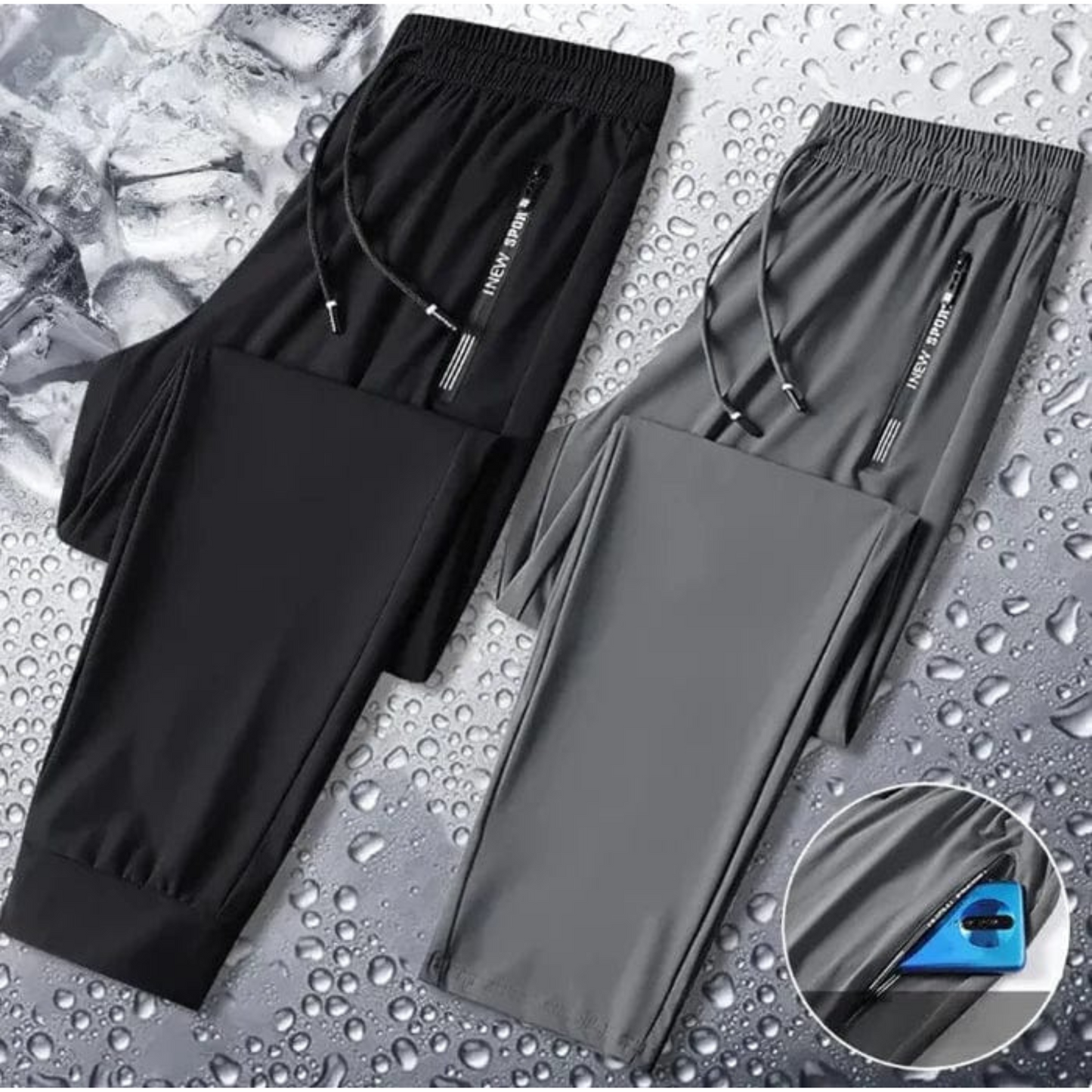 FlexFit™ Elastic Men's Track Pants (Buy 1, Get 1 Free)