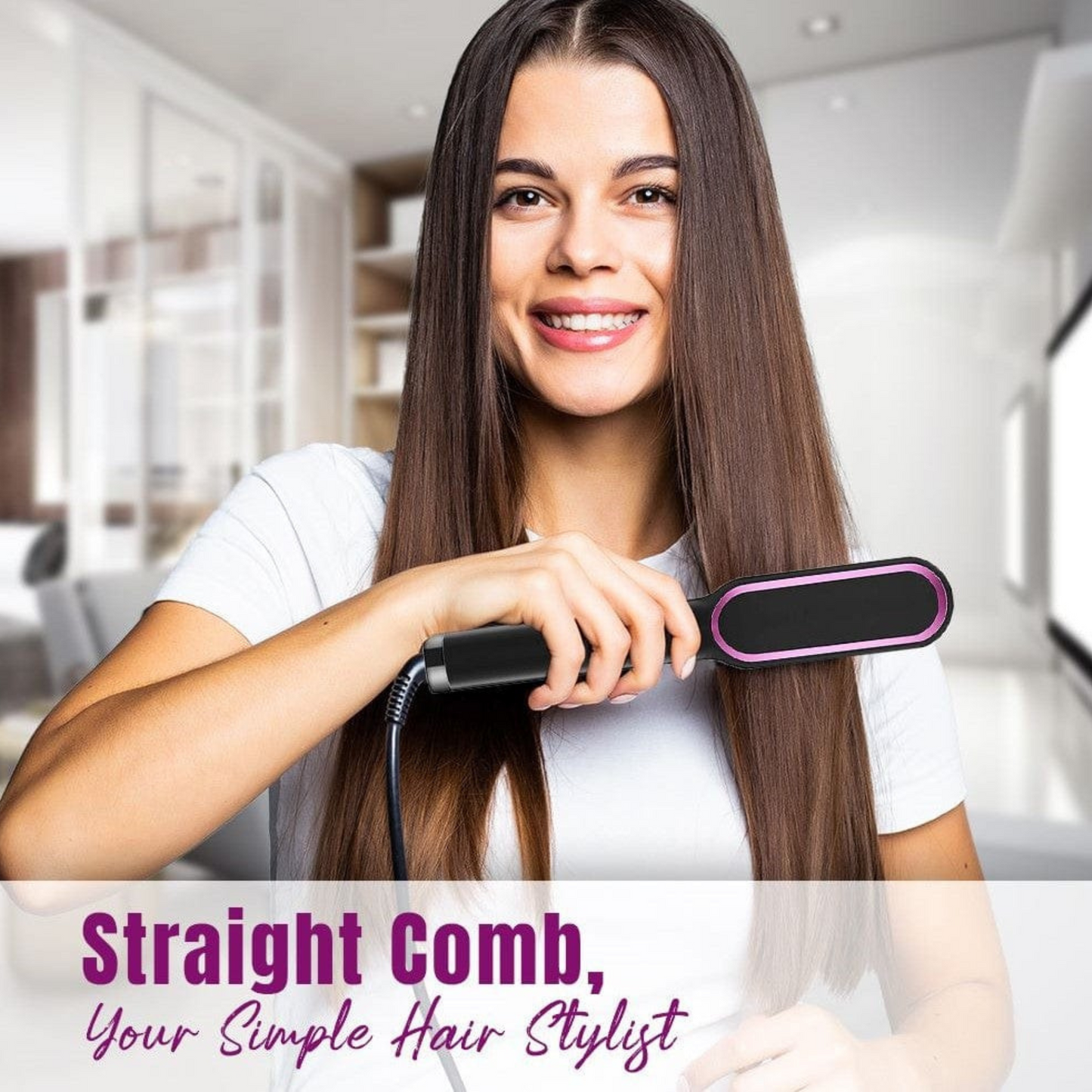 ProStyle™️ Electric Hair Straightening Comb